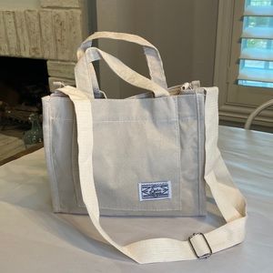 Letu - Small Light Khaki Corduroy Small Handbag / Shoulder Bag For Women